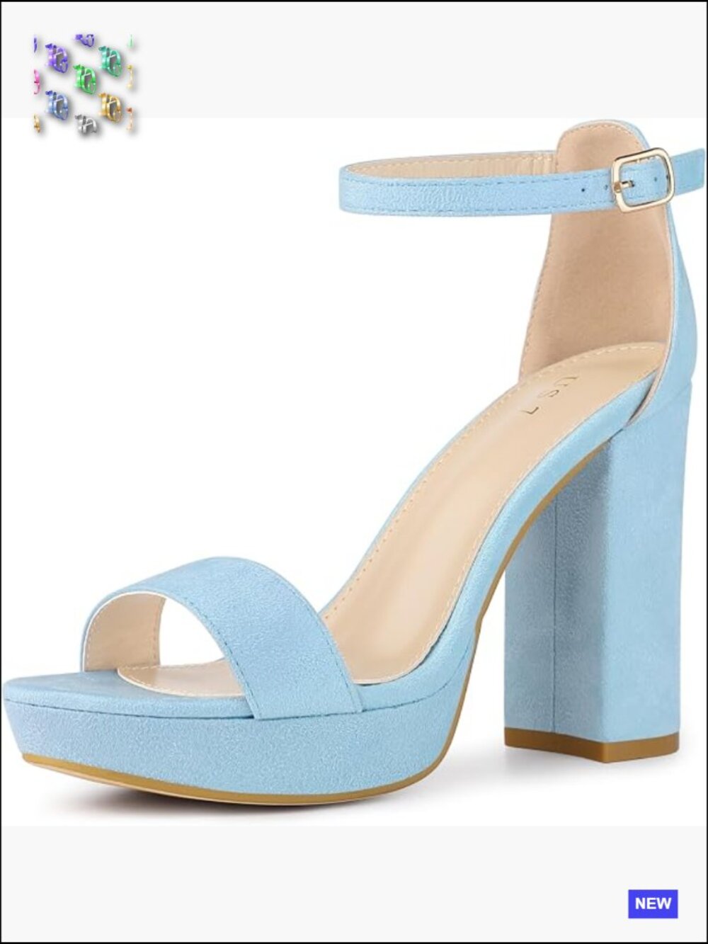 Platform High Heels Ankle Strap Chunky Heel Sandals Y2K Chic